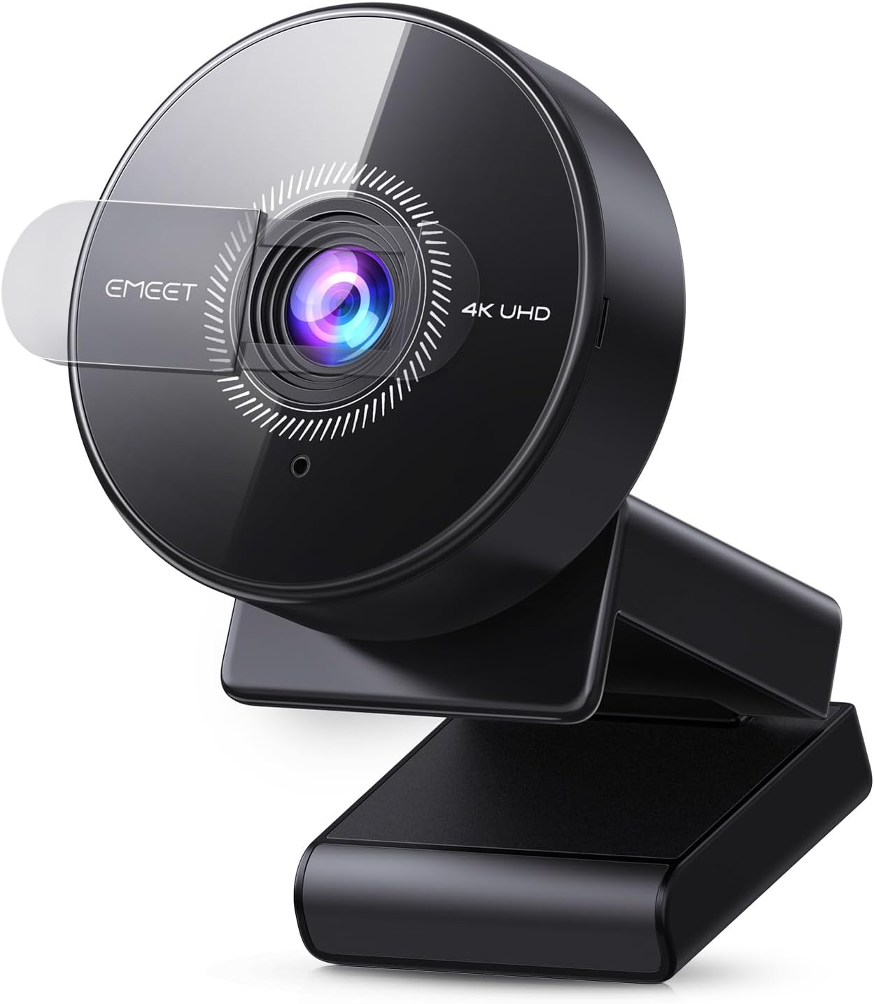 Webcam 4K EMEET C950 USB 4K para PC com Microfone, 70° de Campo de Visão para Reuniões/Aulas Online/Zoom
