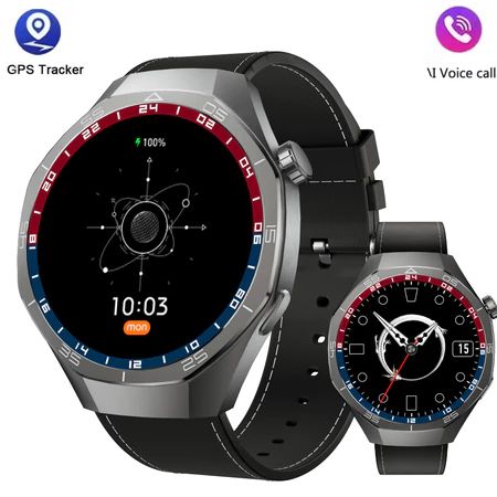 Para o Smartwatch GT5 Pro - Tela AMOLED de Primavera 2026, GPS, NFC, Monitor de Frequência Cardíaca, Pulseira de Saúde