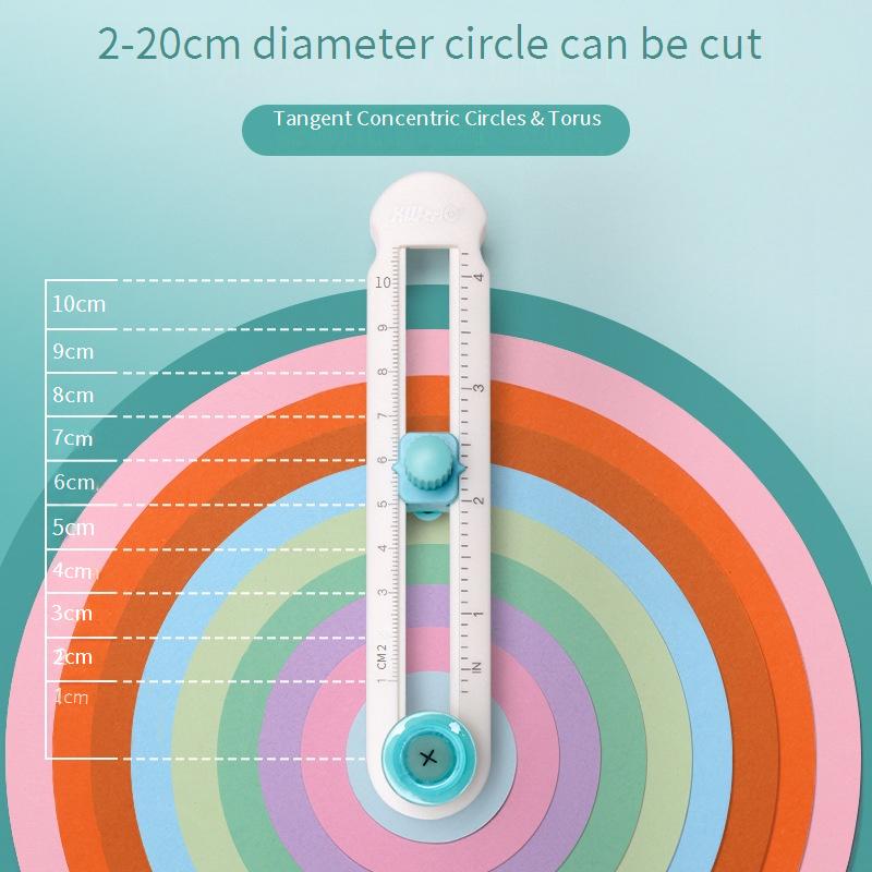 Máquina De Corte De Papel Redonda , Faca Circular Para Notebook , Cortador Artesanal