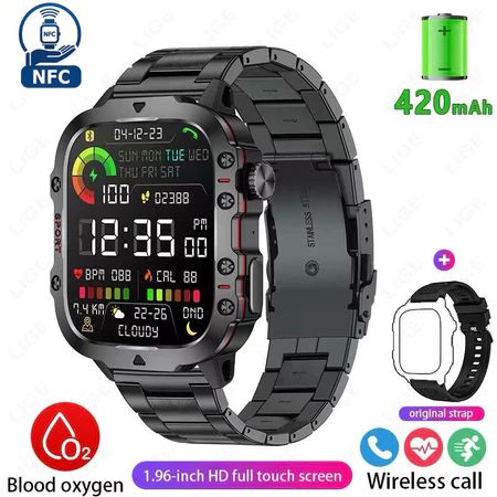 Q11 Smartwatch Masculino Novidade 2026 Chamada Bluetooth Monitoramento de Frequência Cardíaca Análise do Sono