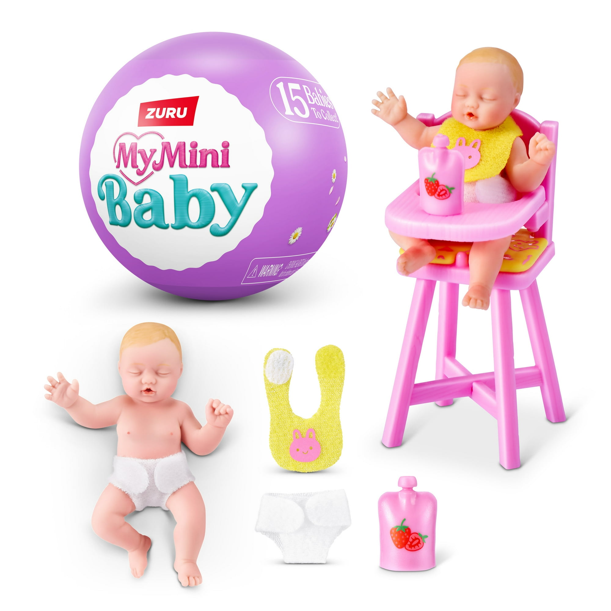 ZURU My Mini Baby Conjunto Surpresa de Ovos de Páscoa盲盒 | 15 modelos de bolo orgânico | Mini brinquedos para bebês | em Oferta na Shopee