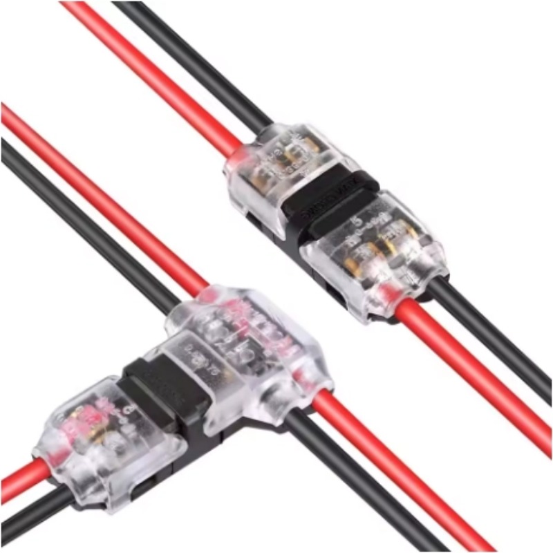 Conectores De Fio T-Tap I-Type 2 Pinos 3/2 Vias Terminal Compacto Universal Com Tira Automática