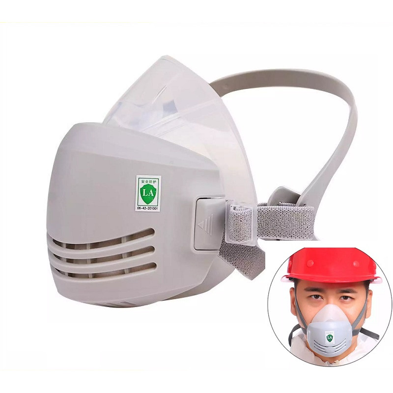 Vários Conjuntos De Protetor De Respiração De Silicone Equipado Com Filtro , Máscara Respiratória Reutilizável Para Ar P