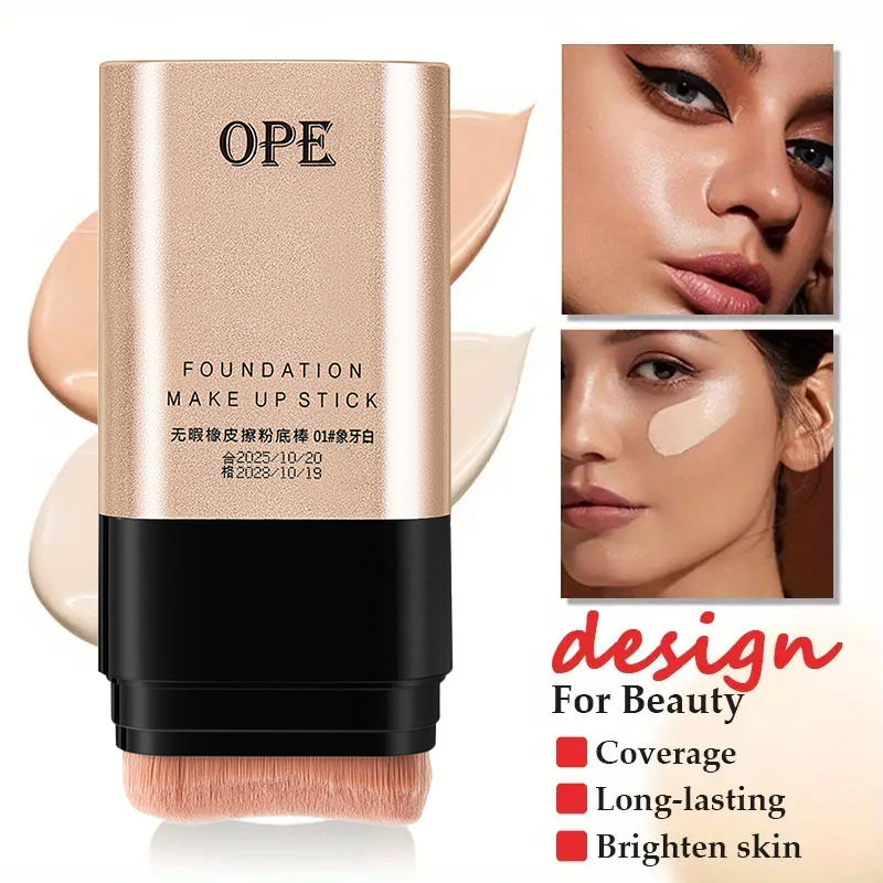Beleza Água Luz Fundação Vara Hidratante Corretivo Rosto Acne Olheiras Borracha Impecável 24g