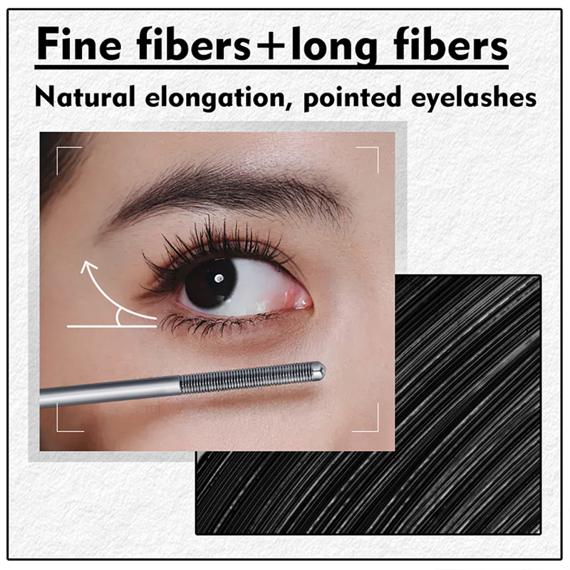Primer de Rímel à Prova d’Água de Aço para Cílios, Longa Duração, Curvador, Volume e Anti-borrão, Base 10g