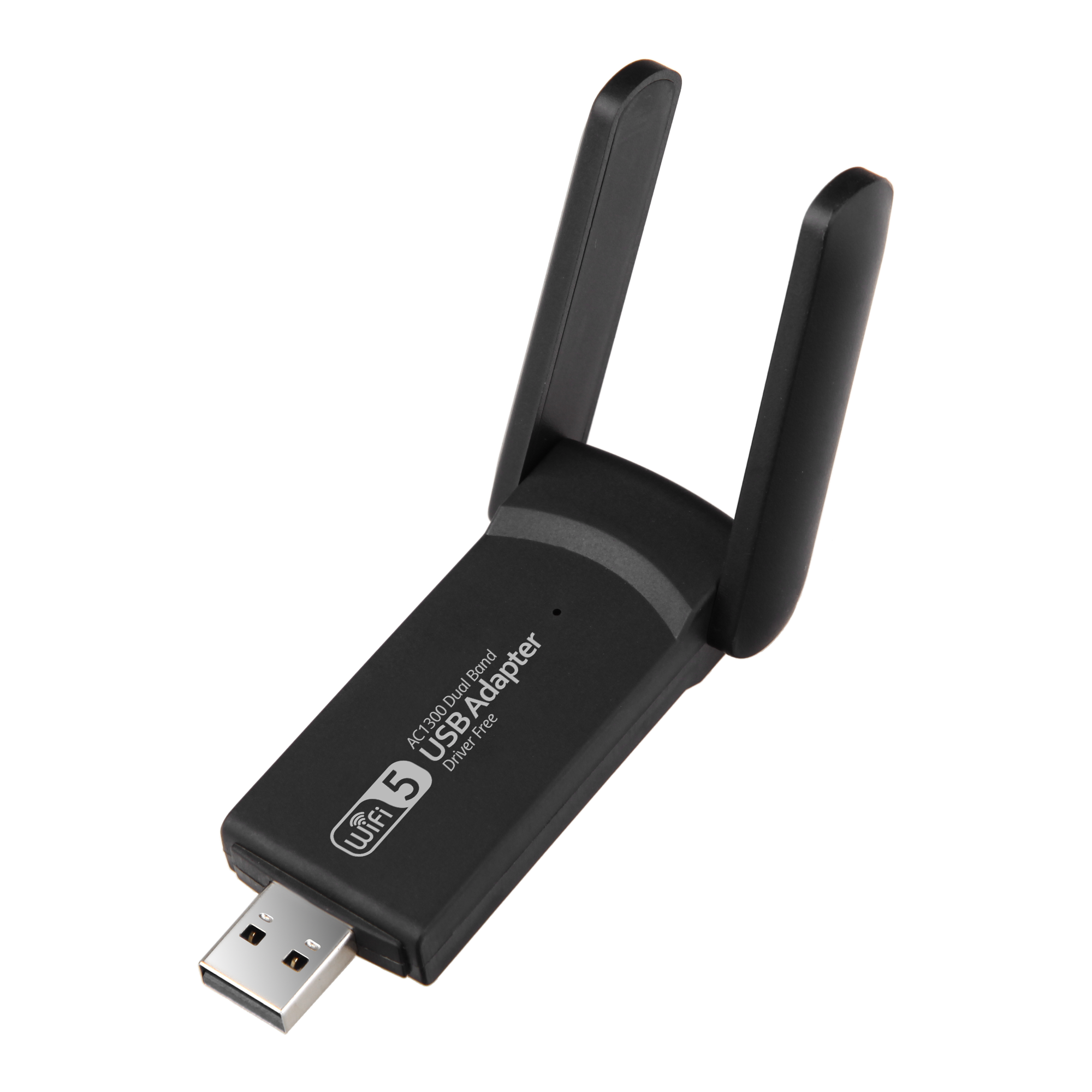 Adaptador USB WiFi Dual Band AC1300 1300Mbps para PC e Laptop com Windows