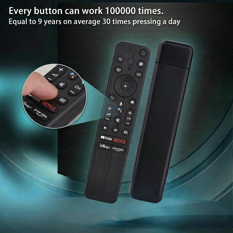 Controle Remoto de Voz AI RMF-TX800U RMF-TX800P para TVs Sony 4K-8K HD KD43X80K KD43X85K