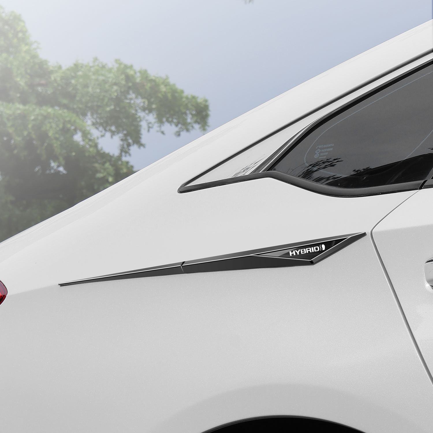 2 peças de adesivos de carro em TPU acessórios para automóveis Toyota Prius Camry Rav4 Yaris Crown Auris Ford