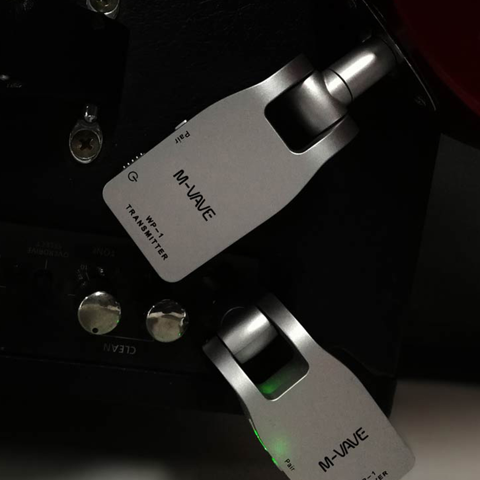 M-VAVE WP 1 2.4G Sistema De Guitarra Transmissor Receptor Recarregável Faixa De Transmissão De 30M Para Baixo Elétrico P — imagem 2 de 2