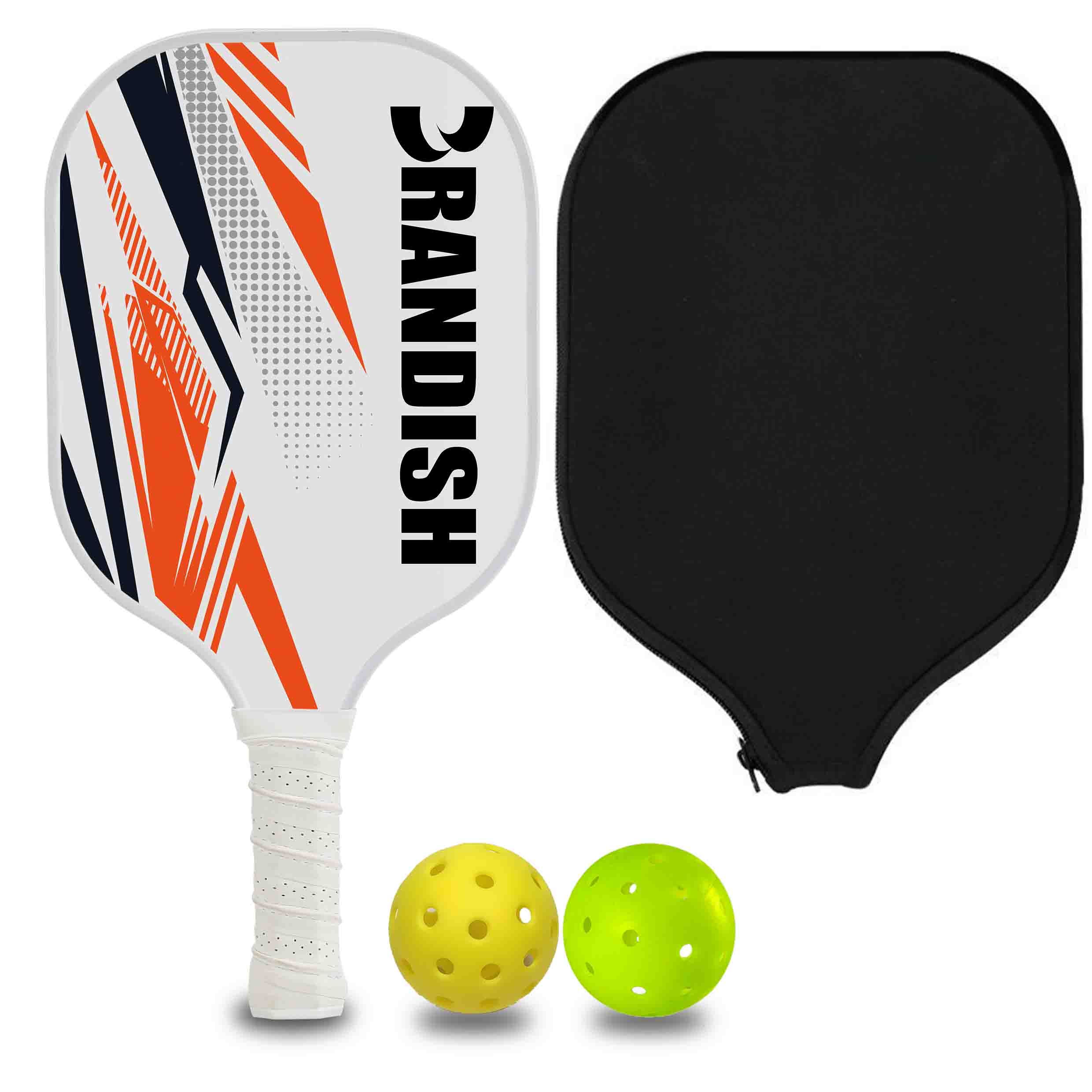 Conjunto Esportivo De Remo De Pickleball De Fibra De Vidro Com Esquema De Cores Da Moda