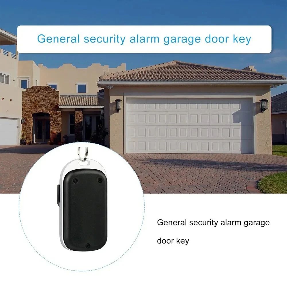 Controle Remoto Universal AXUS RF 433MHz para Portão de Garagem, Transmissor Sem Fio Abridor de Porta com Chaveiro · foto 2