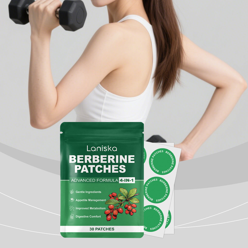 Patch Avançado de Berberina e Glutationa para Cuidados com o Corpo – Fórmula Suave para Conforto Duradouro da Pele, Use