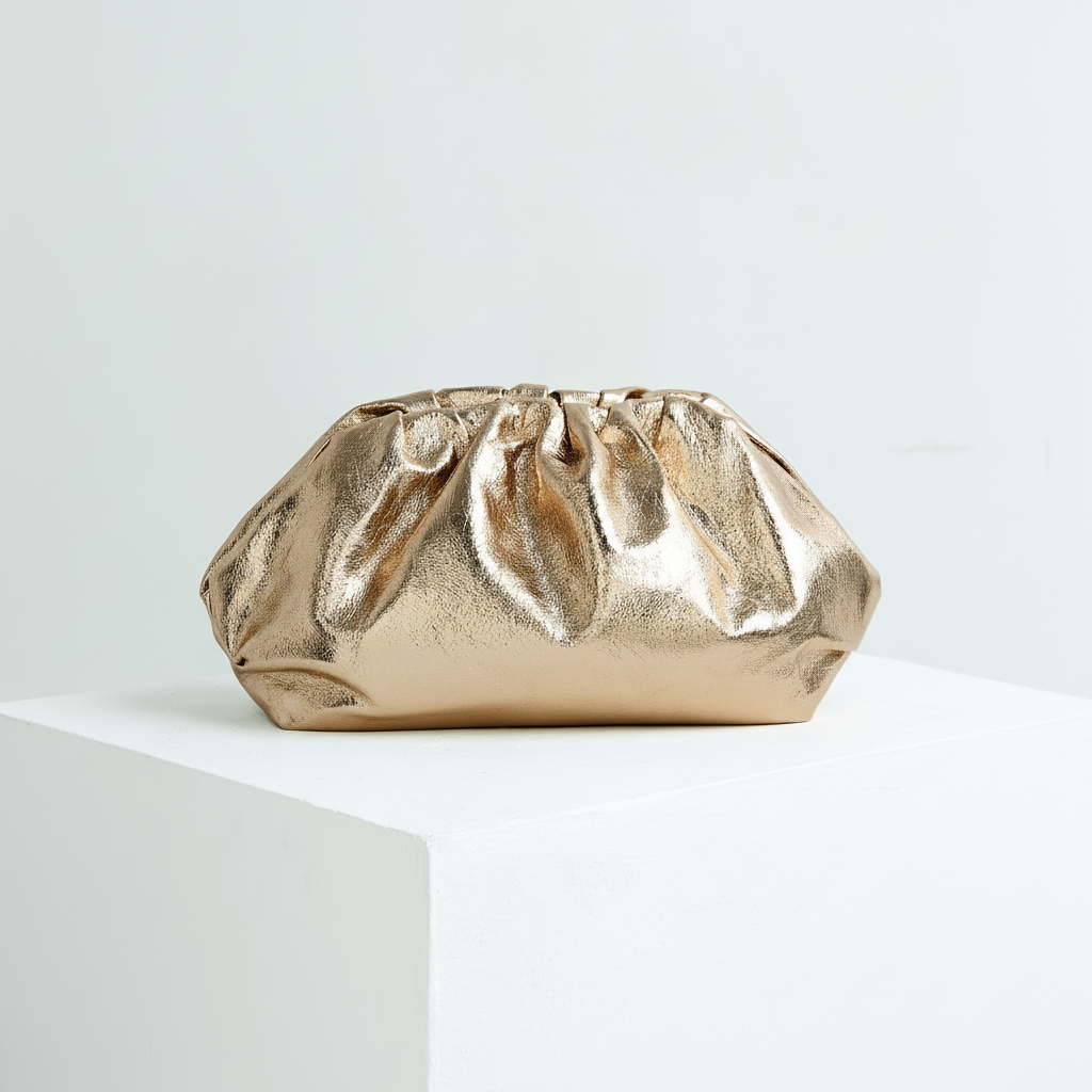  Nova bolsa feminina, bolsa nuvem dourada, bolsa de pastel, bolsa de mão, bolsa de jantar, bolsa de mão