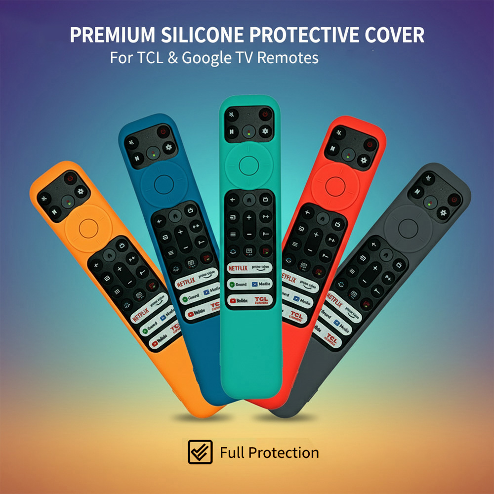 Capa de Silicone Luminosa para Controle Remoto TCL RC902V FMR1 com Voz, Capa Protetora para Controle Smart TV LED TCL,