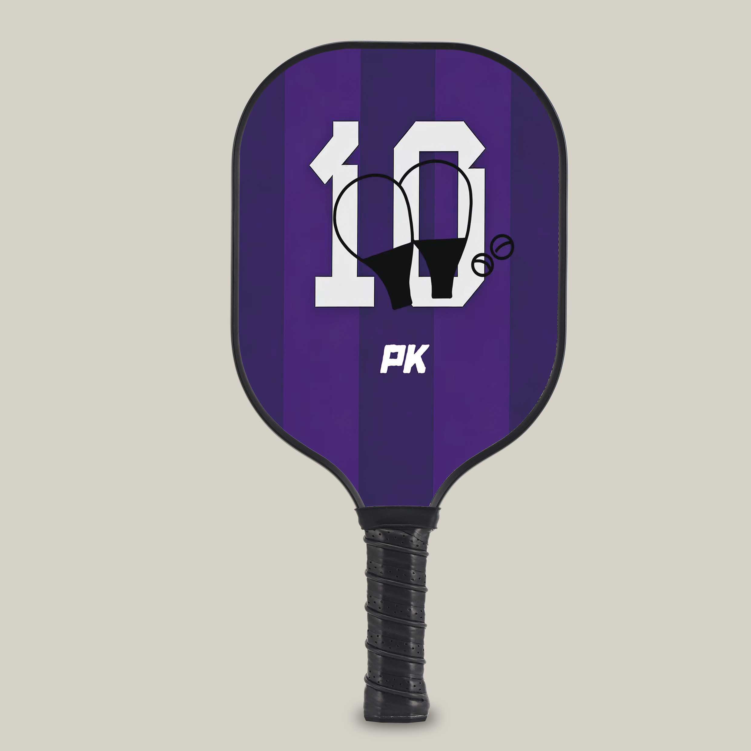 Raquete de Pickleball, Fibra de Vidro Paddle Miolo em Colmeia, Pegada Confortável para Esportes em Ambiente Interno e
