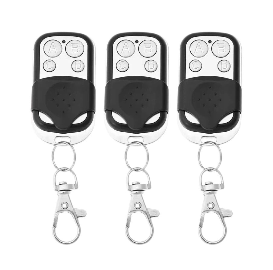Controle Remoto Universal para Portão Garagem 433MHz Transmissor Inteligente Sem Fio