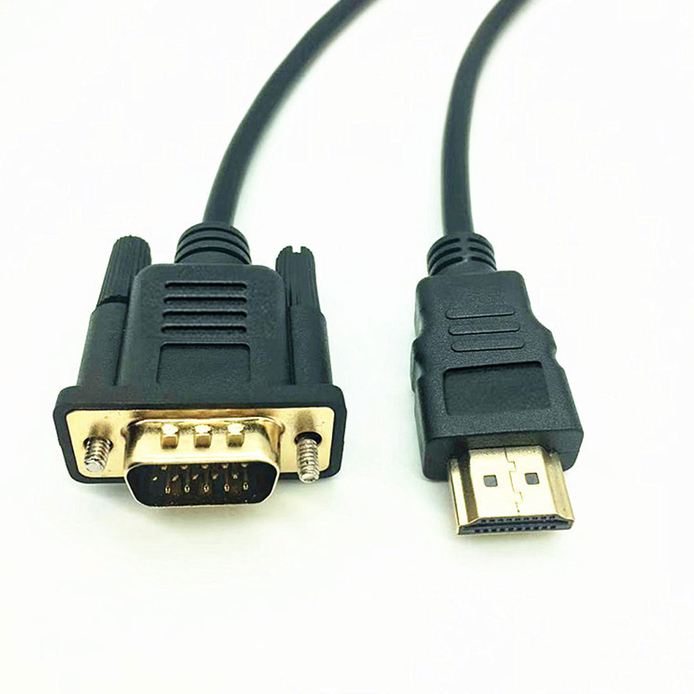 Cabo Adaptador HDMI Para VGA Conversor De Alta Definição Vídeo De TV Do monitor De Computador