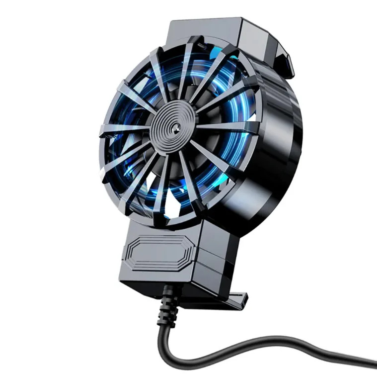  Ventilador de Refrigeração Cooler de Celular Radiador para Jogar e Ver Vídeos