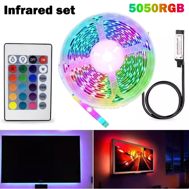 LED RGB Comprimento tv Luz Fundo Selecionável Ambiente Interior Bluetooth APP Infravermelho e-commerce Produto Mais Vend