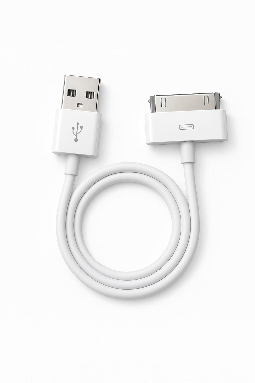 Adaptador de Cabo de Dados 30 Pinos Nano Touch USB para 4, 4S, 3G, 3GS, iPad, 1, 2, 3, iPOD e Telefone Móvel