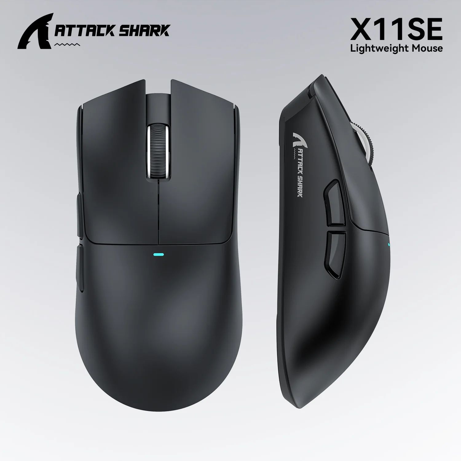 ATTACK SHARK X11SE 20 Milhões De Cliques De Vida Útil PAW3311 Para Jogos , 22K DPI , 400 IPS , 40G , 1KHz , 65 Horas , 3
