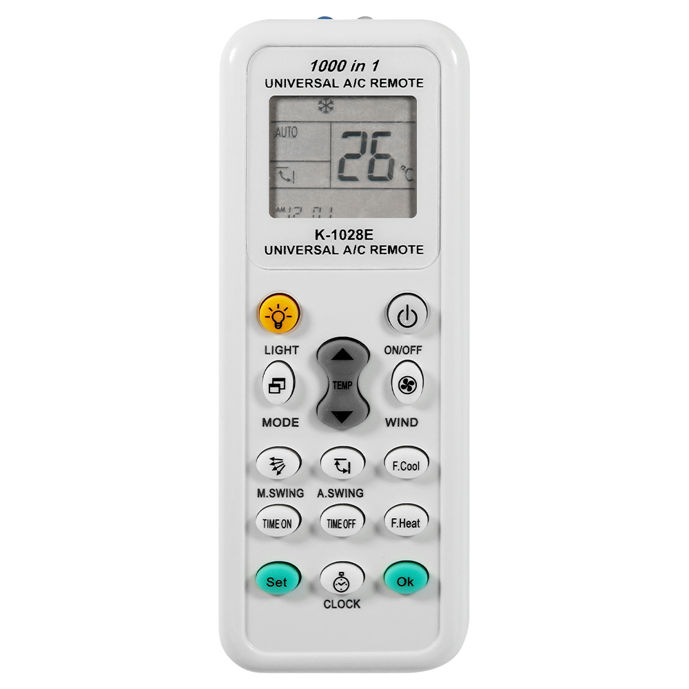 Kit 10 Controles Remoto Universal A/C Compatível com Ar-Condicionado LG, Panasonic, Sharp, Samsung, Fujitsu, Gree,