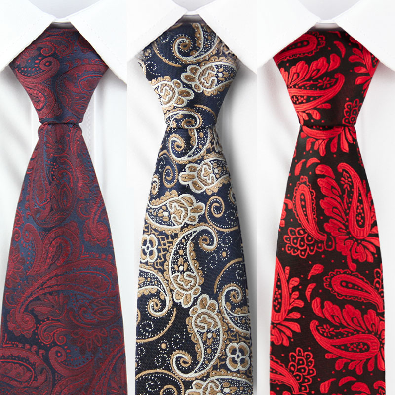 Gravata Masculina Vintage Paisley Com Zíper , 8 Cm De Largura , Formal , Sem Nó , Negócios , Festa De Casamento ,