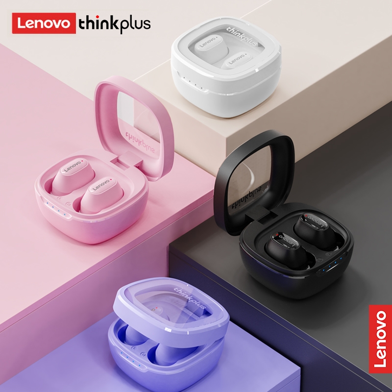  Fones de Ouvido Lenovo XT62 Sem Fio Bluetooth 5.3 TWS Intra-Auriculares HiFi Esportivos com Redução de Ruído Microfone