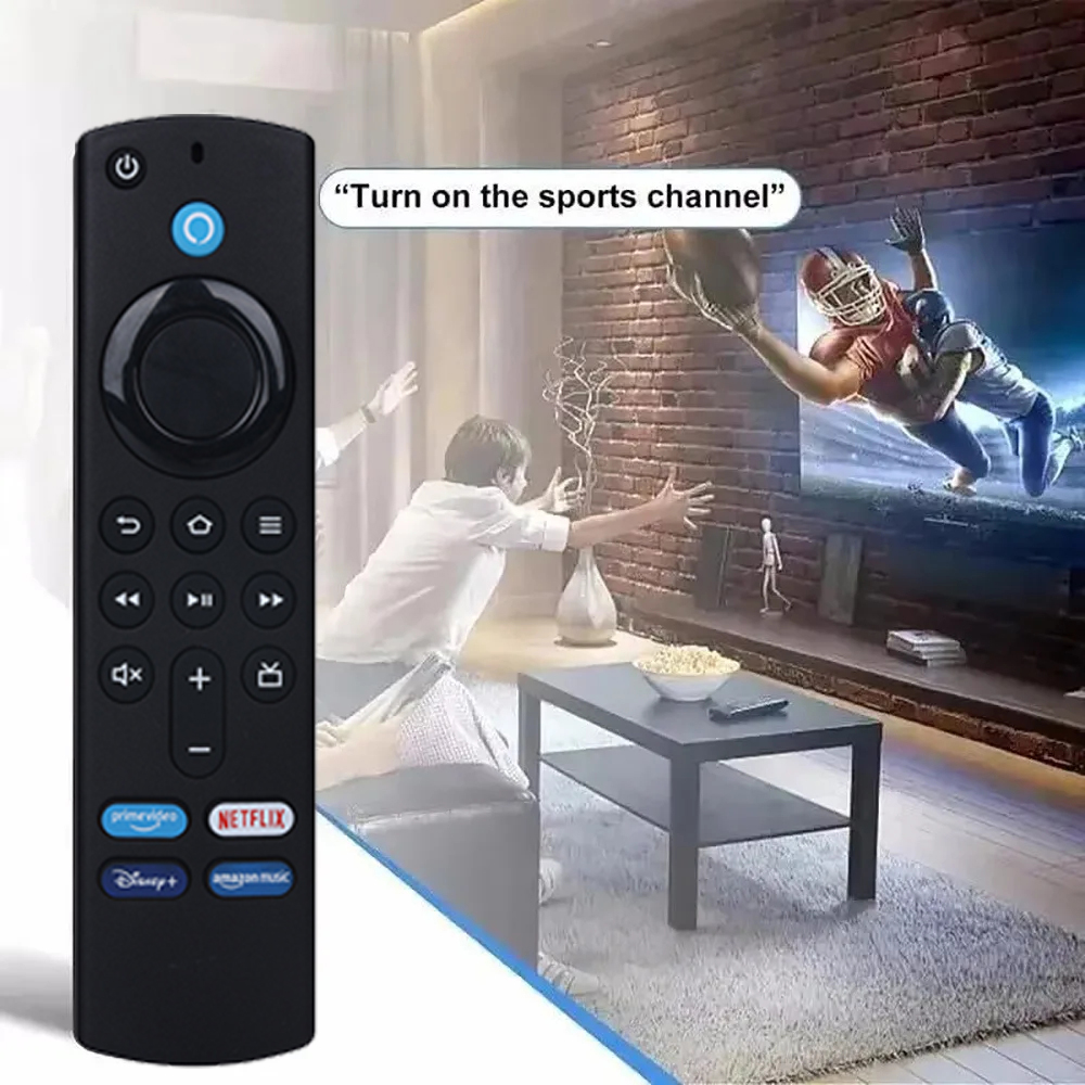 Controle Remoto de Voz para Amazon Fire TV Lite Fire Stick 4K