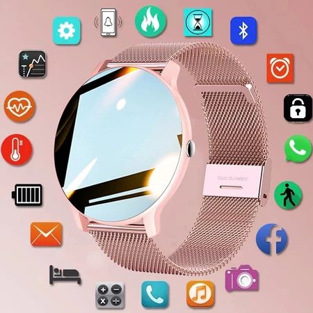 Smartwatch Relógio Inteligente-Nova Chegada 2026 + Modos Esportivos Bluetooth Chamada Música Rastreador De Saúde