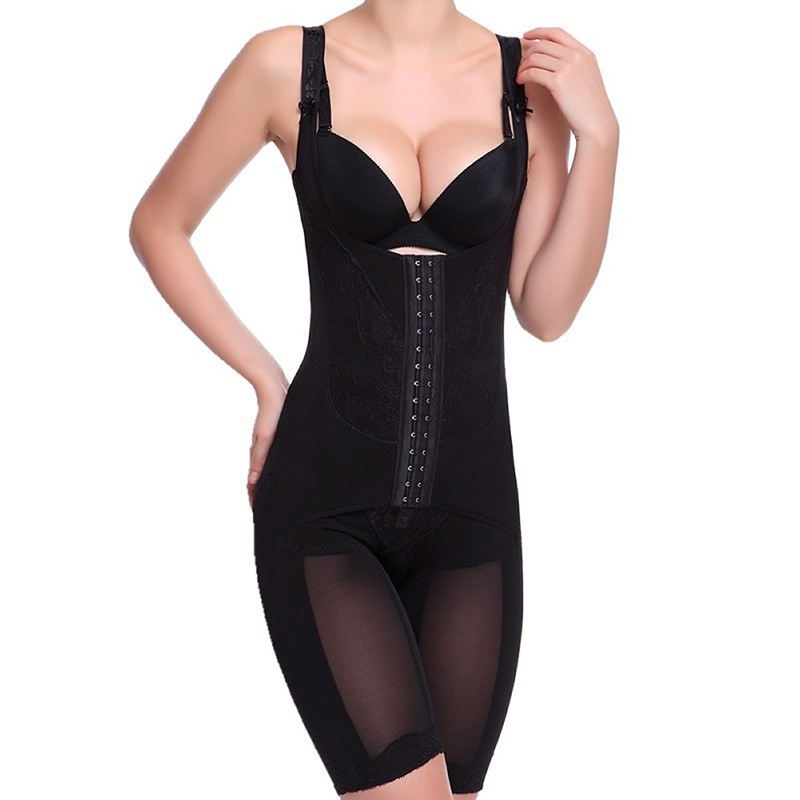 Modelador Feminino Plus Size Modelador De Cintura Modelador De Corpo Controle De Barriga Uma Peça