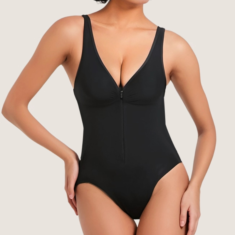 Macacão Sem Mangas com Alças Largas, Body Modelador, Meia-Calça de Corpo Inteiro para Treinamento