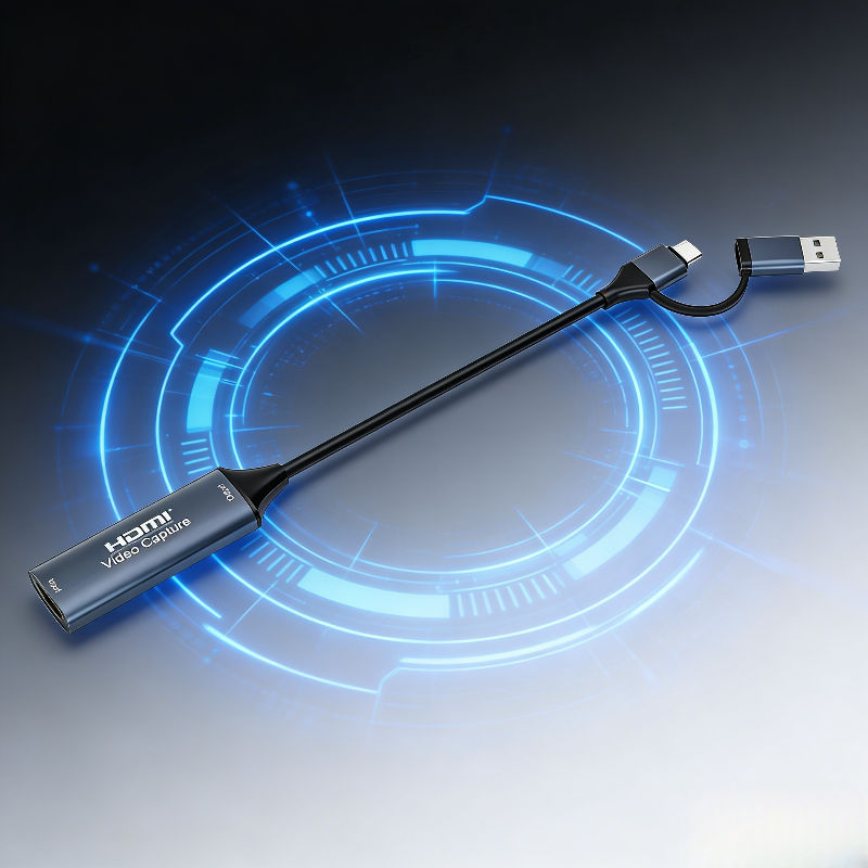 Placa de captura 4K HD USB 2.0 Tipo-C para vídeo compatível com USB-C para HDMI Elite Pro