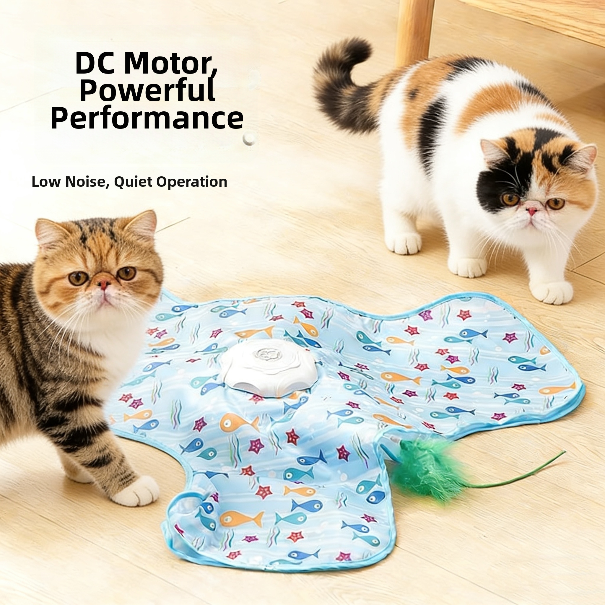 Estilo de Vida - Produtos mais Vendidos para Gatos: Brinquedo Inteligente de Caça e Perseguição com Penas Ocultas e