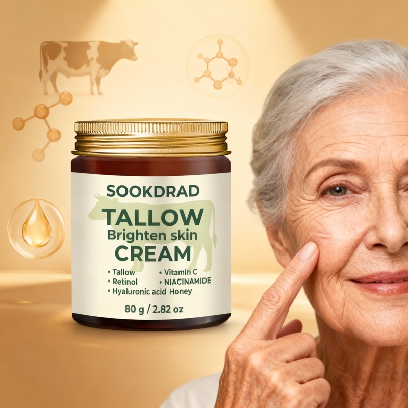 Tallow Ilumina Creme Mel Vitamina C Hidratação Suave Brilho Para Toda A Família Cuidados Compartilhados Com Pele