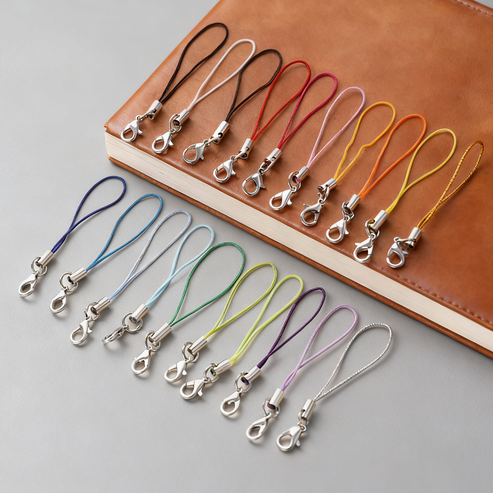 Cordão De Telefone Colorido 100 Peças 6.8cm Fecho Lagosta Artesanato Faça Você Mesmo Para Chaveiro Bolsa De Boneca De Br