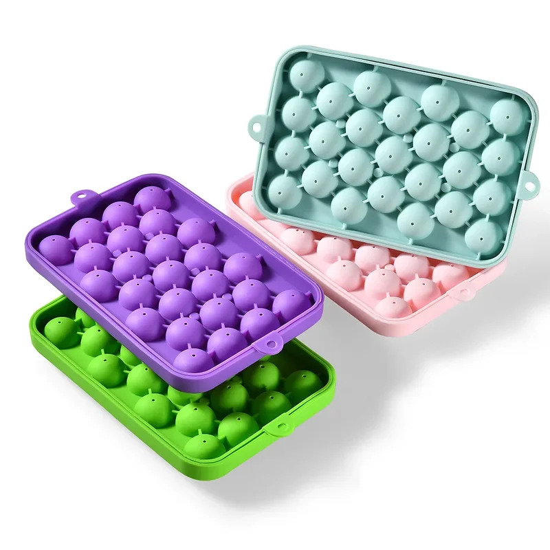 Molde De Cubo De Gelo De Uva De Silicone DIY , Bandeja De Frutas De Cristal Para Artesanato De Sabão E Kit De Fabricação
