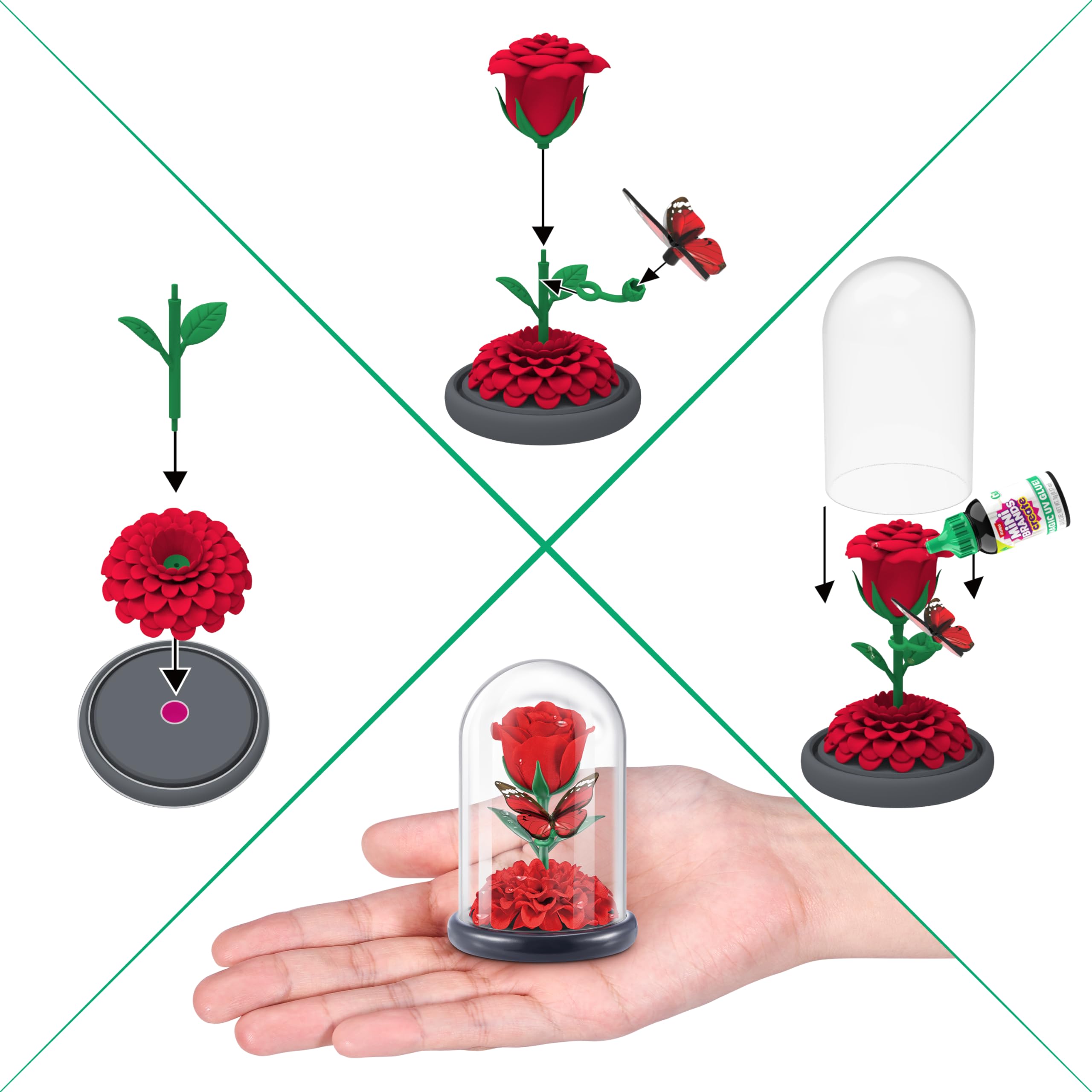 Cápsula Misteriosa ZURU Mini Brands Crie o Jardim - Coleção de Plantas, Caixa-Surpresa com Miniatura de Brinquedo · foto 2