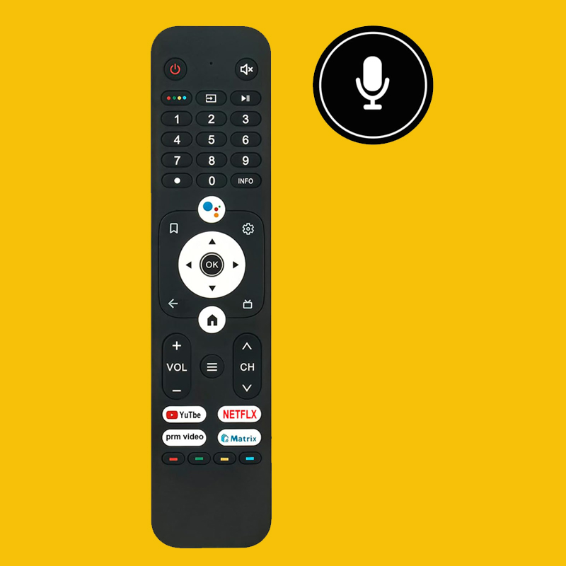Controle Remoto Ultra HD 4K Original Inteligente Android Haier HTR-U31 para TV LED Haier 2022
