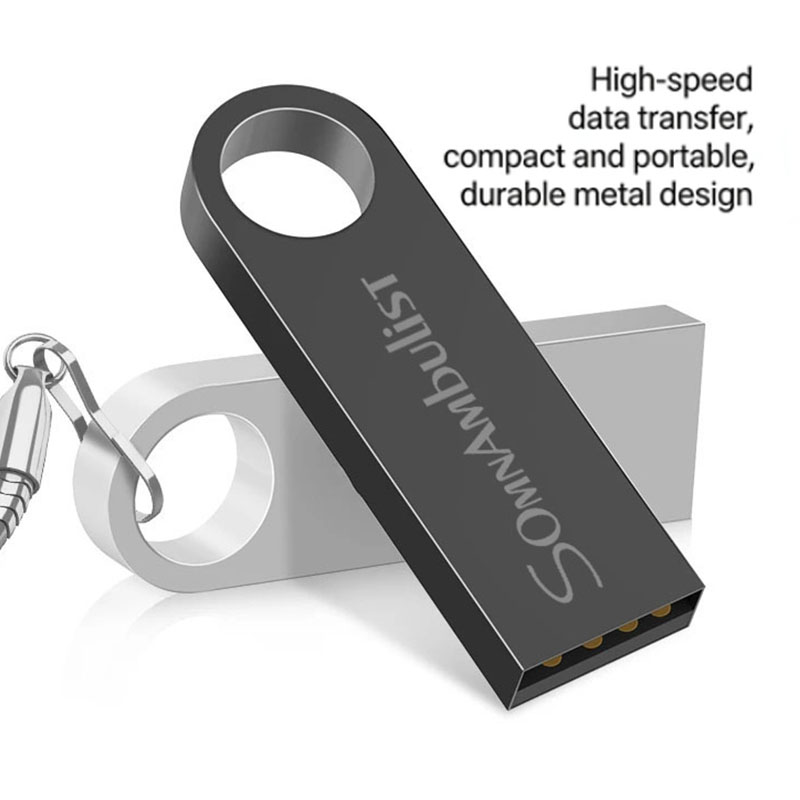 Unidade flash USB De metal À Prova D'água Portátil , backup De Dados Confiável E Seguro De 512 Mb/4 Gb/8/64 , Compatível