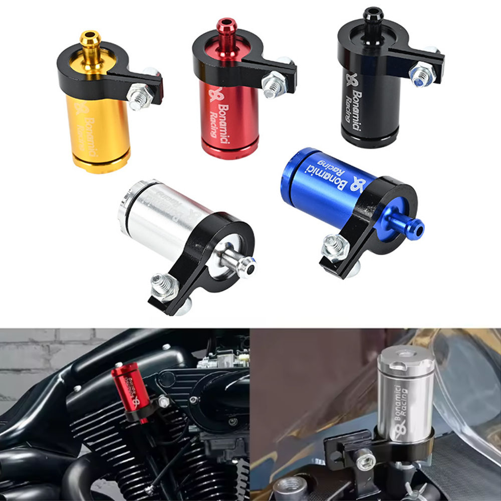 Universal CNC Liga De Alumínio Motocicleta Motor Tampa Enchimento Óleo Vista Vidro Capa Acessório