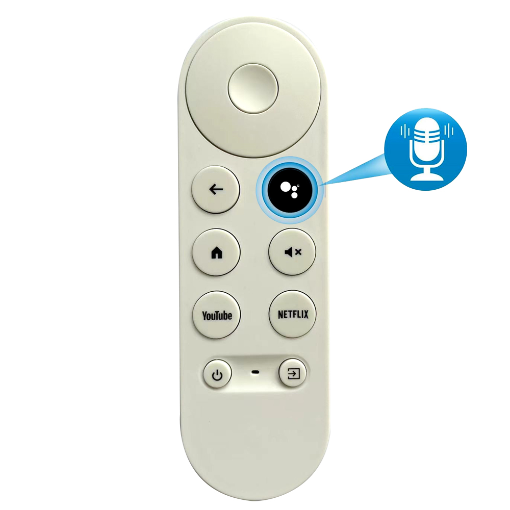 Controle Remoto de Voz para Google TV Chromecast 4K / Modelos 2020-2024