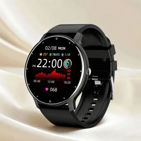 Smartwatch ZL02 Unissex - Novidade 2026, Resistente à Água IP68 e Monitor de Fitness