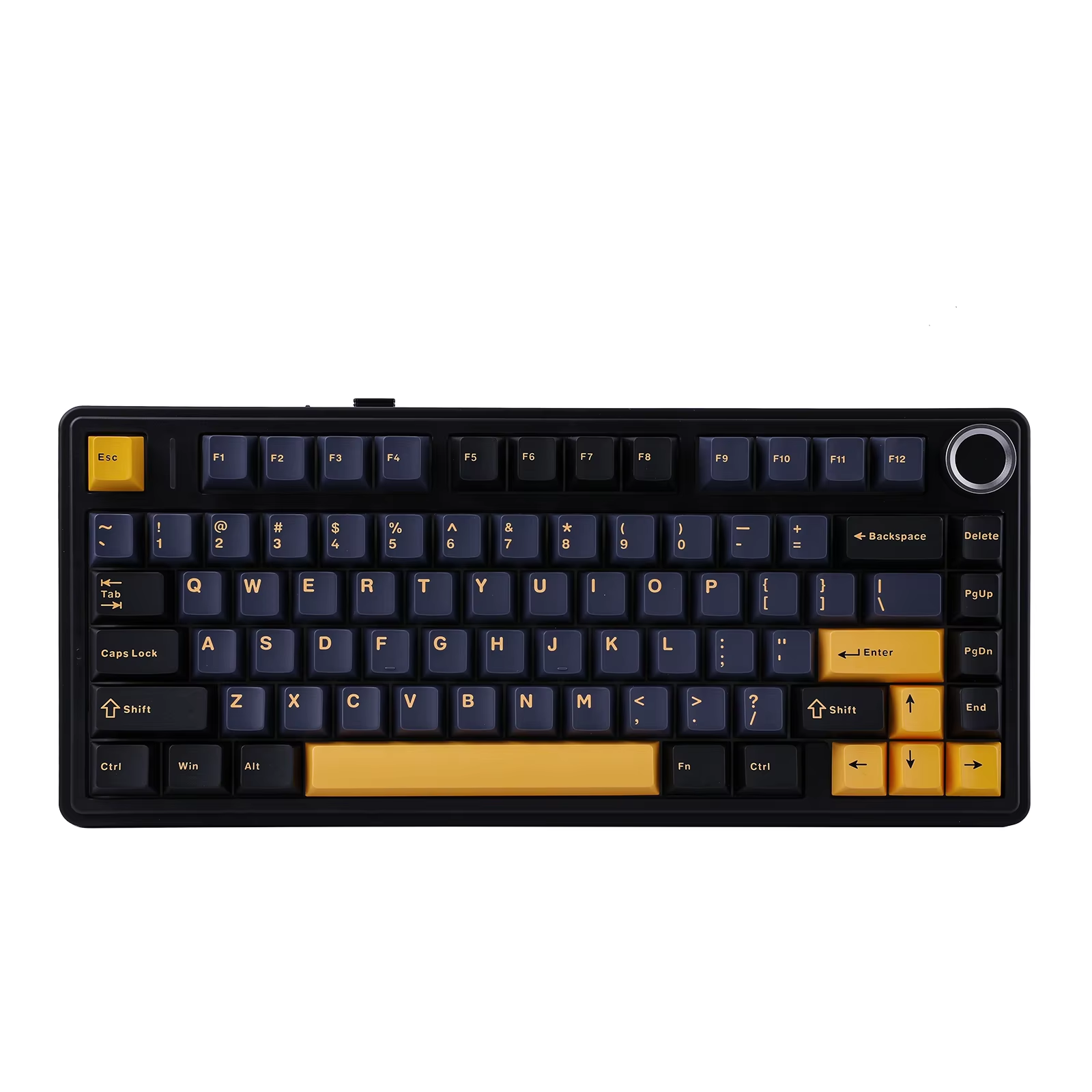 Teclado mecânico para jogos AULA F75 2.4G Wireless/Bluetooth/Com Fio 75% layout RGB personalizável estrutura de junta