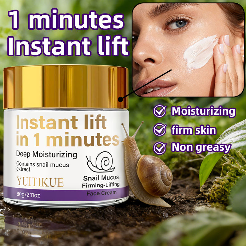 Creme Facial Reafirmante E Lifting Snail Mucin , Ilumina Com Niacinamida , Acalma Repara Manteiga De Karité Pura De Aloe