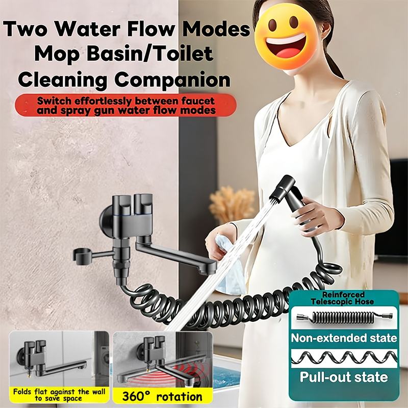 Um Conjunto De 8 Peças De Enxágue Para Vaso Sanitário E Banheira , Cabeça De Spray Portátil De Estilo Clássico Com Válvu