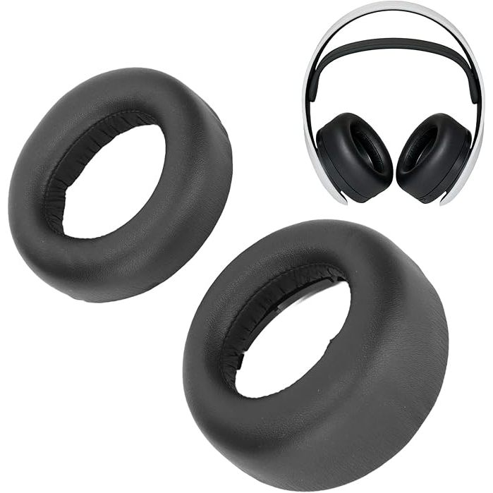 Almofadas de espuma de substituição para fones de ouvido sem fio Sony PS5 Pulse 3D - 1 par de peças