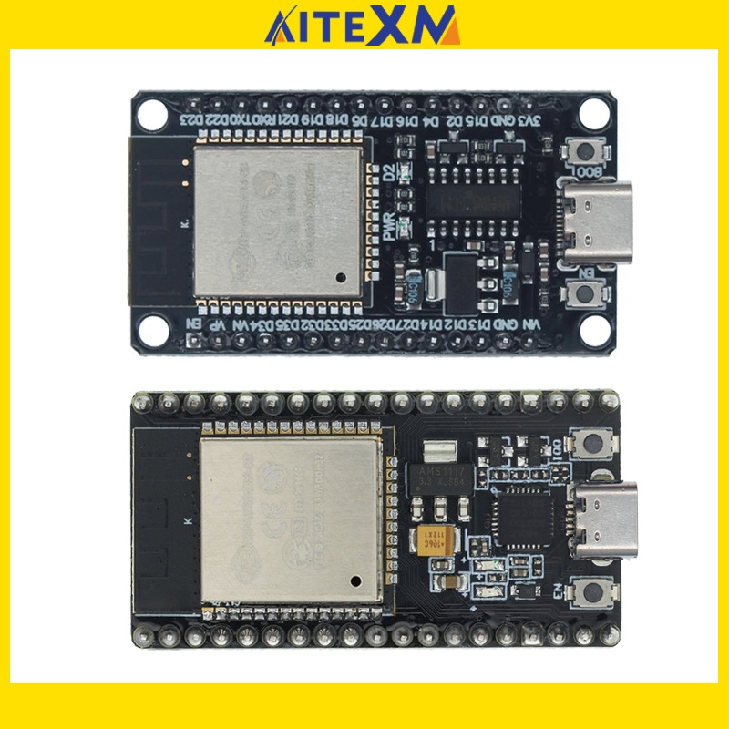 Placa De Desenvolvimento ESP32 TYPE-C USB CP2102/FT232/CH340C WiFi + Bluetooth Ultra-Baixa Potência Duplo Núcleo ESP32-D