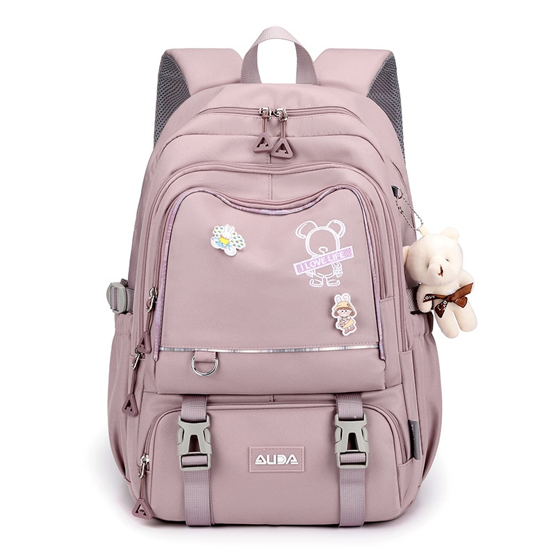 mochila escola viagem com chaveiro em Oferta na Shopee