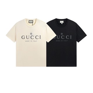 Camiseta Casual Manga Curta Homens Mulheres Mesmo Estilo Novo Carta Da Moda Logotipo